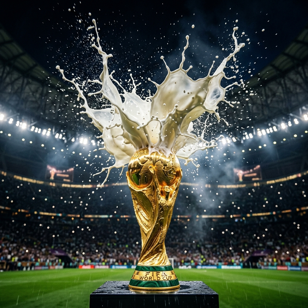 World Cum Cup Trophy